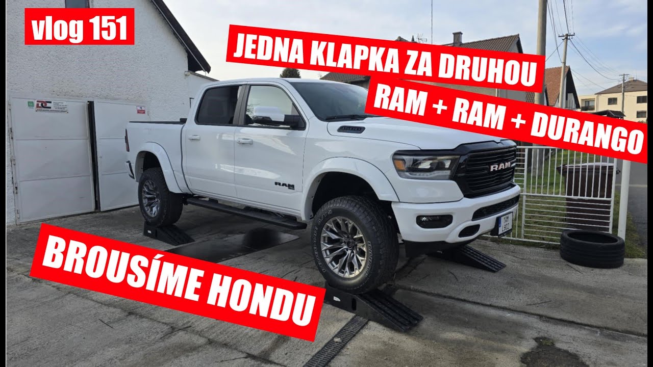 Broušení | skříňka | Ram a další RAM a Dodge Durango 5.7 V8 výfukové klapky a koncovky