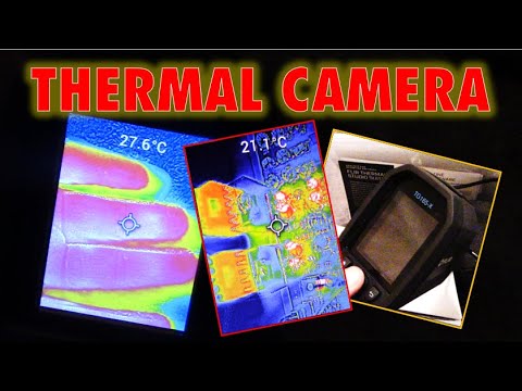 Trying a thermal camera and its uses for electronics