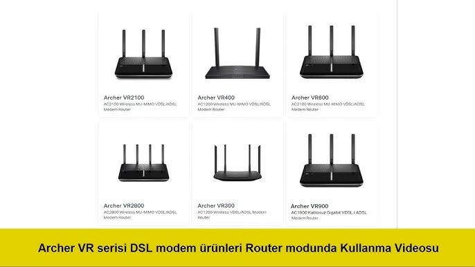 How to Configure TP-LINK Archer VR300 v1 AC1200 Wireless VDSL/ADSL Modem  Router - YouTube