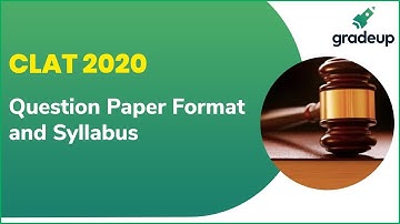 CLAT 2020 Notification Out | Check Question Paper Format | CLAT 2020 Syllabus & Exam Pattern
