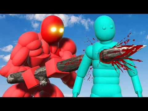 Super Strong NPC fights the Smart AI! OVERGROWTH NPC Wars