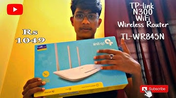 TP-link N300 WiFi Wireless Router TL-WR845N ||TP Link Router Setup||Unboxing||2023