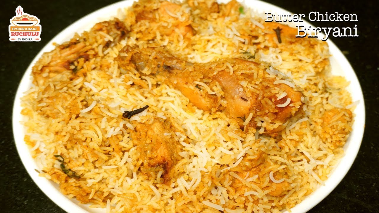 బటర్ చికెన్ తో ఇలాంటి బిర్యాని ఒక్కసారి చేసి రుచి చూడండి|  Butter ChickenBiryani | HyderabadiBiryani | Hyderabadi Ruchulu
