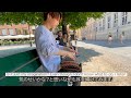 【海外】ベルギーの路上で箏「ホールニューワールド」弾いた結果...!? / littlemermaid,partofyourheart,streetmusician,koto