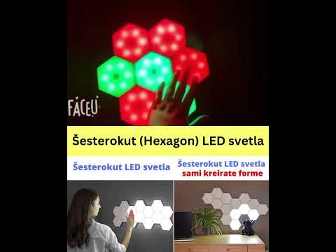 Šesterokut Hexagon LED