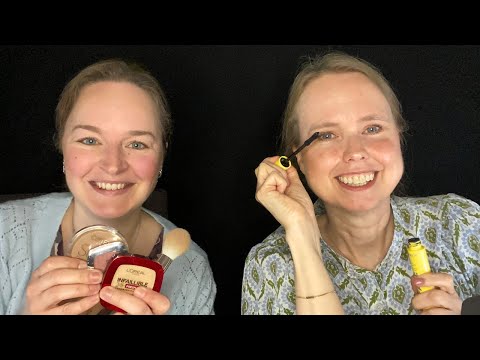 ASMR Collab - Make-up en Vragen Beantwoorden Met LarisASMR ❤️💄 (ASMR Nederlands)