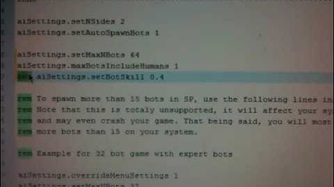 How to get more bots in Battlefield 2 Single Player