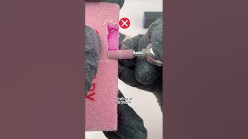 How to use the electric  nail drill for beginners❓🧐#manicure #nails #naildrill #nailfile #beginners