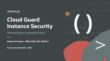 Cloud Guard Instance Security: Monitoring On-Premises Hosts