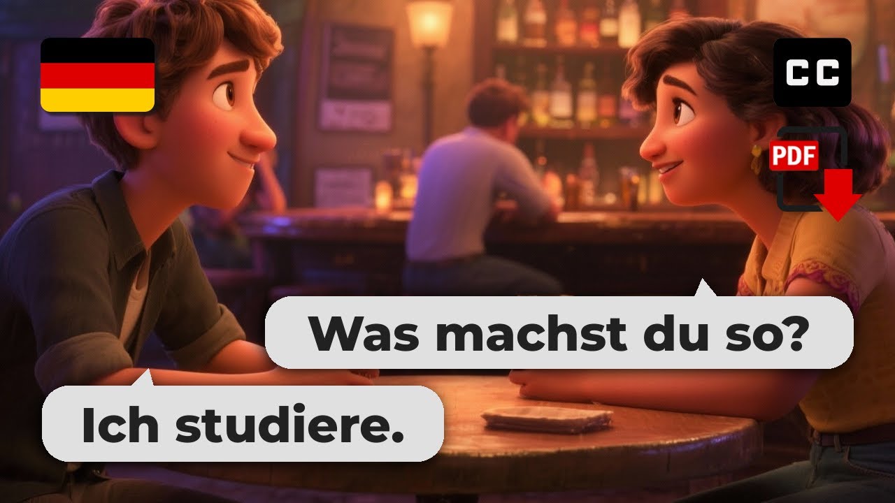 Easy German Conversation for Beginners – 🍻 Chatting in a Bar!