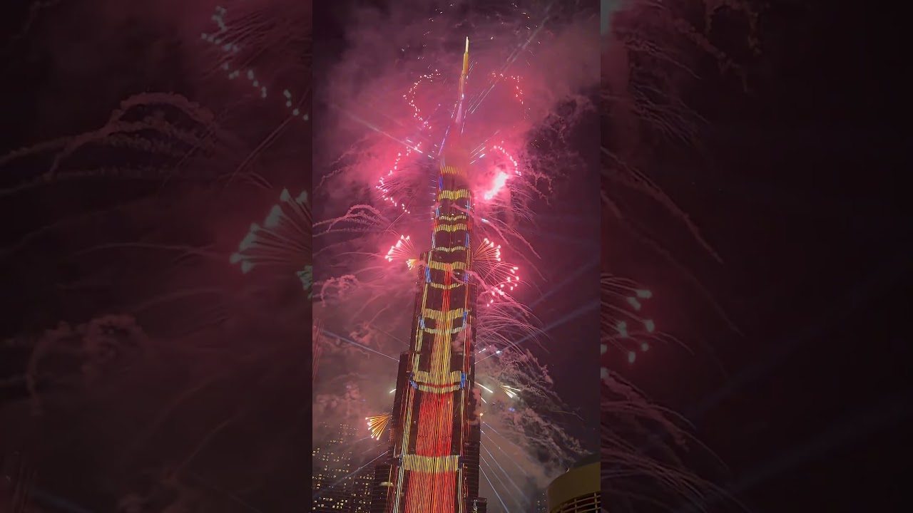 2026 Dubai Burj Khalifa tallest building fire work 