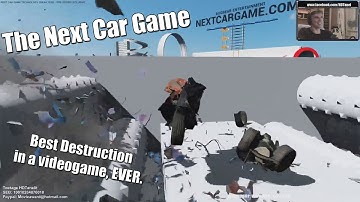 The Next Car Game - Destruction Test (Tech Demo) (PC) (1080p) HD!