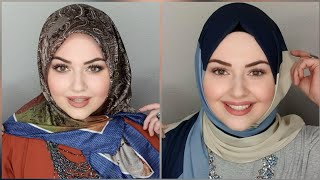 Şal Bağlama Modelleri Eşarp Hijab Tutorial 2020 hijab Style  ? ?لفات حجاب جديدة لفات طرح اشارب جديد