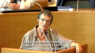 Hélène Ryckmans parle de biodiversité au Parlement De Wallonie