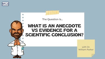 What is an Anecdote vs Evidence for a Scientific Conclusion? Wikipedia and Anecdotal Evidence