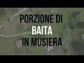 Porzione di baita in musiera di telve