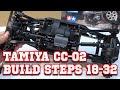 Tamiya CC-02 Mercedes Benz G500 / Build Video 3 / Steps 18-32