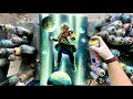 LEGENDARY SUPER SAIYAN BROLY - SPRAY PAINT ART by Skech