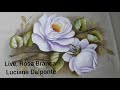 Live, pintando Rosas brancas  Luciana Dalponte