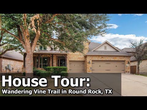 4491 Wandering Vine Trl, Round Rock, TX home video tour