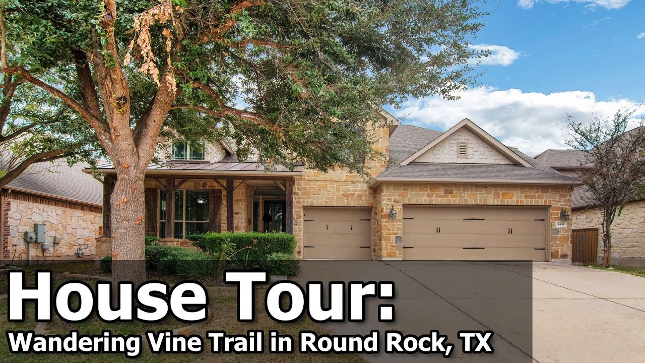 MLS House Tour 4491 Wandering Vine Trl in Round Rock, TX Lovely