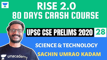 L28: Biotechnology and its Applications - III | Science and Technology | Crash Course Prelims 2020