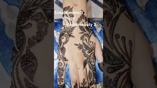 Simple Mehndi Design Henna