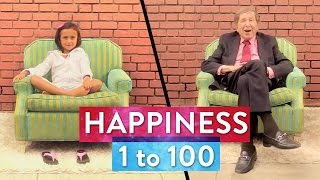 BEING HAPPY: From 1 to 100! | SoulPancake Street Team