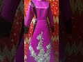 Gamis Ungu Kombinasi