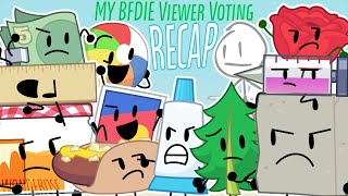 My BFDIE Viewer Voting Recap (Episodes 1-10)