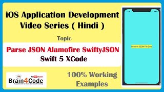 Parse JSON Data Using Alamofire and SwiftyJSON in Swift 5 XCode | Hindi | Local JSON Data Parsing.