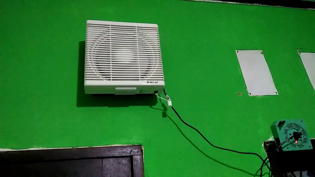 Cara Paling Mudah Memasang Exhaust Fan Tanpa Harus Membobok Dinding - YouTube