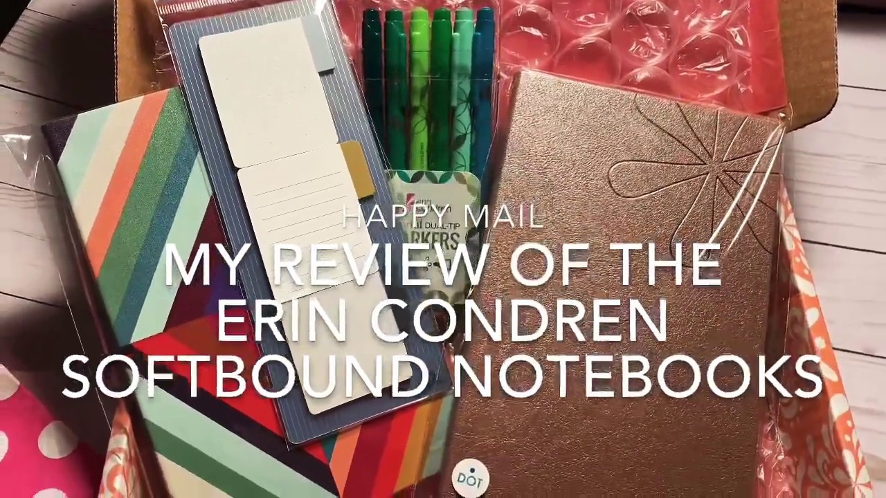 REVIEW NEW Erin Condren Softbound Notebooks Markers YouTube Review new erin condren softbound notebooks markers youtube