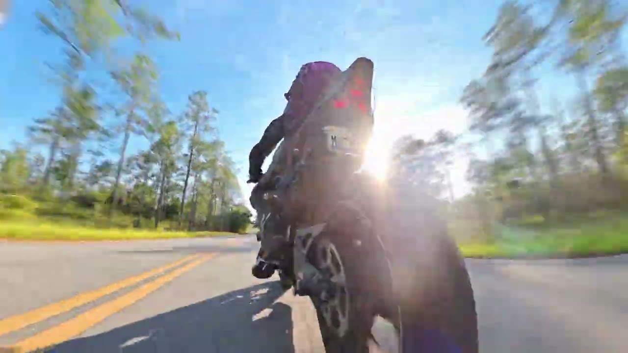 ZX4RR RIPPING THROUGH THE FOREST WITH ZX10 - YouTube
