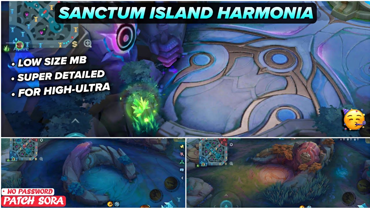 Новинка! Ночной режим Harmonia на острове Санктум с HDR в Mobile Legends | Настройки ML Anti Lag ...