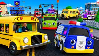 Wheels on the Bus Remix Mashup 🚌 | Sing Along Kids Songs | Educational Videos for Toddlers