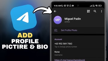 How to Add a Profile Picture and Bio in Telegram in SECONDS!
