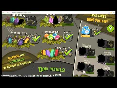 Clubpenguin Come Hatch Dino Puffle Egg Tutorial