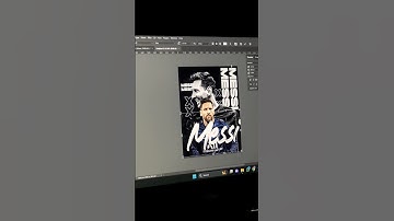 Day 6 Lionel messi poster design | How to design messi poster in photoshop tutorial #messi #shorts