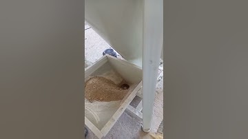 Video of self priming feed grinder and mixer