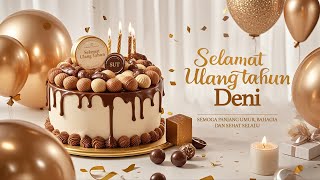 Selamat Ulang Tahun Deni 🎂 Lagu Ulang Tahun Terpopuler di Indonesia
