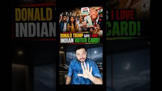 OMG! Trump WANTS India’s 'Voter Card System' in USA - Praised Election Commission India #shorts