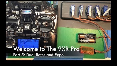 Welcome to the Turnigy 9XR Pro, Part 5: Dual Rates and Expo
