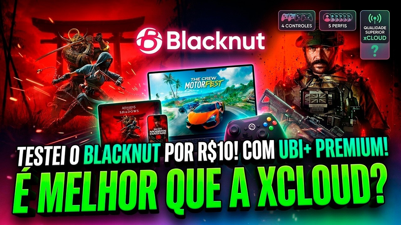 BLACKNUT POR R$10 COM UBISOFT+ PREMIUM! VALE MAIS A PENA QUE A XCLOUD?