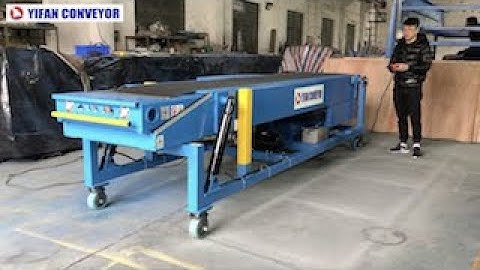 2021 Trends "Electric Auto Mobile Telescopic Conveyor Belt" for loading/unloading 40ft containers