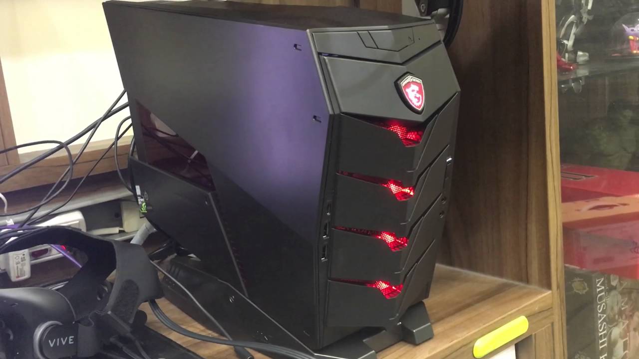 msi aegis電競桌機 mystic light led 燈號顯示效果 youtube msi light