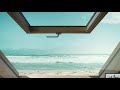 Relax/Focus By the Beach to the Sound of Ocean Waves [HD] - Fake Window for Projector/TV