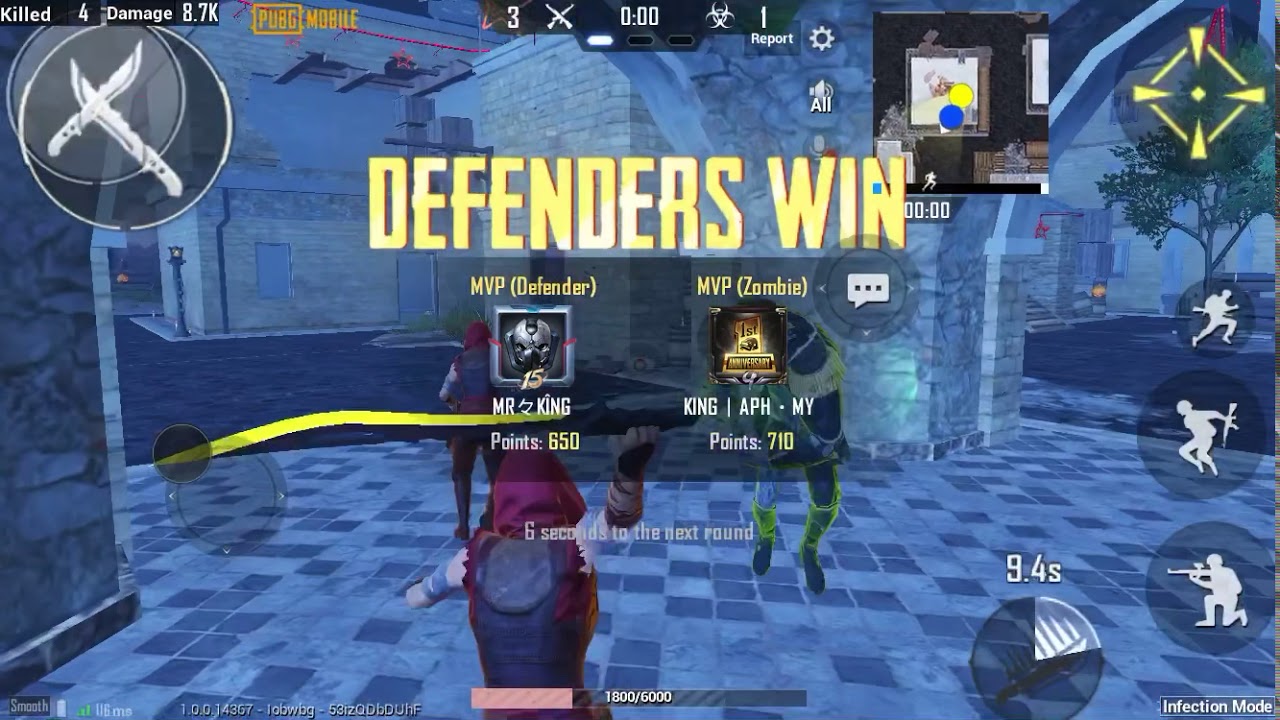 Infection Mode game play