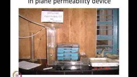 Mod-01 Lec-07 Testing of Geosynthetics-II