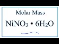 Molar Mass and Chemical Formulas